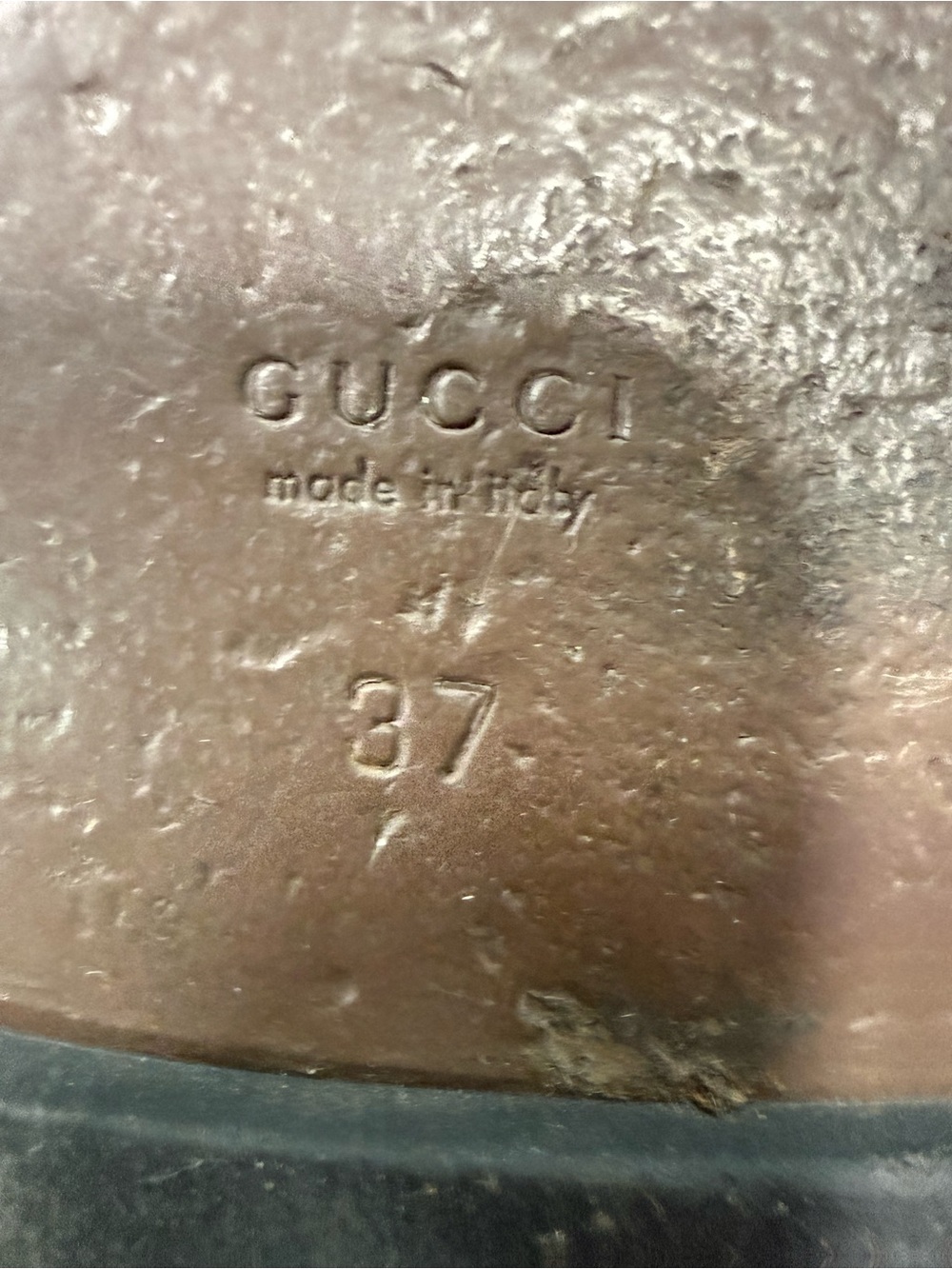 Gucci Green & Red Web Thong Sandals with Gold Double G - Picture 8 of 9